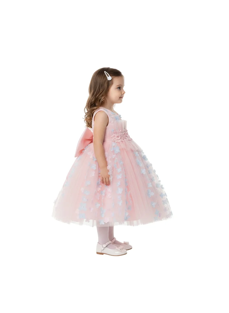 D'Daniela Floral Tulle Dress